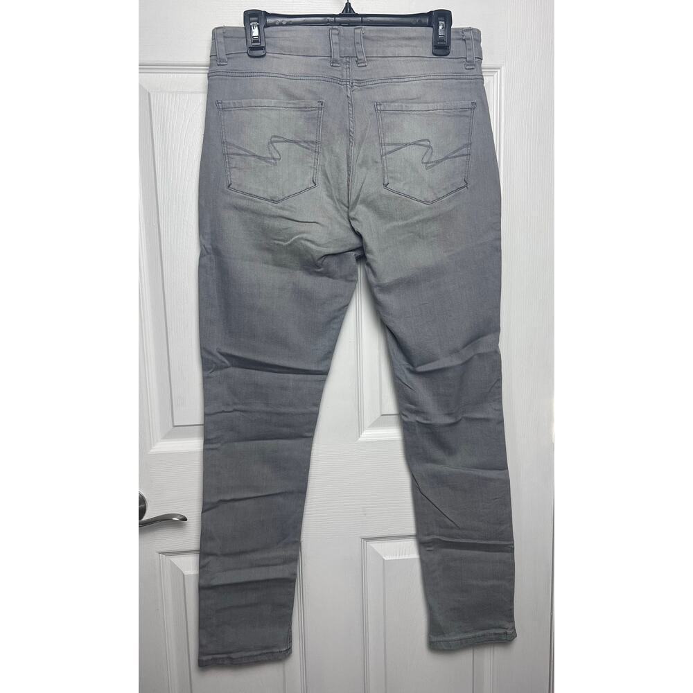Lee Modern Series Revolution Denim Women Pants Gray Straight Leg Jeans Size 10 M - Picture 7 of 9
